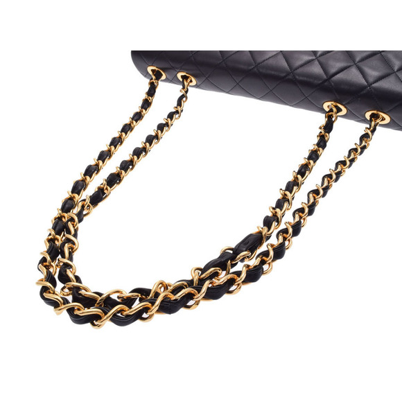 Chanel Deca Matelasse Chain Shoulder Bag Black Lambskin - Picture 3 of 9